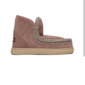 NEW Mou Pink Suede Boots